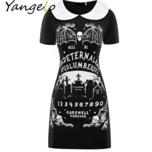 VESTIDO TABLA OUIJA GOTICO