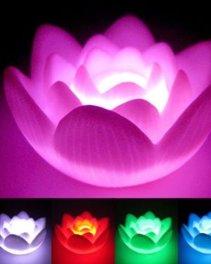 lámpara flor de loto led